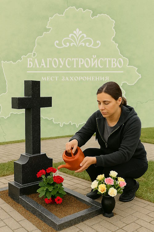 Услуги по благоустройству могил в Жодино