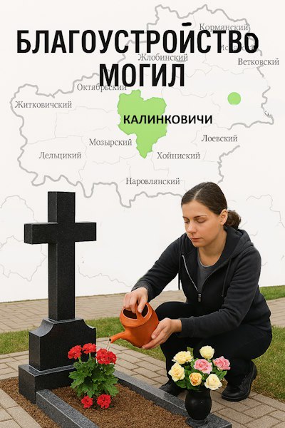 Благоустройство захоронений в Калинковичах