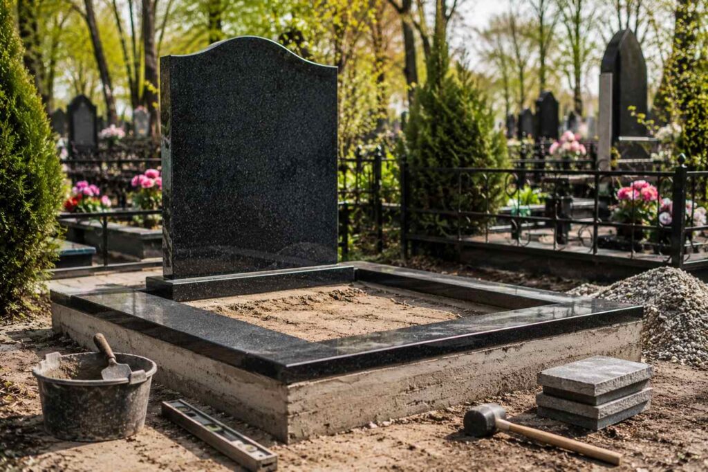 Нужно ли делать фундамент под памятник