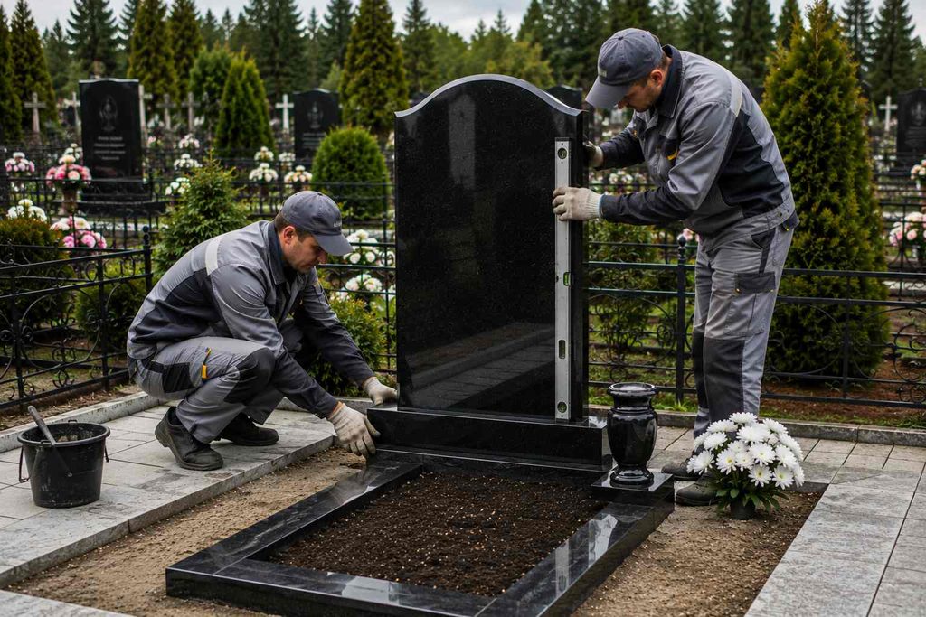 Установка памятников в Мозыре
